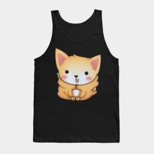 Stylized Dog Tank Top